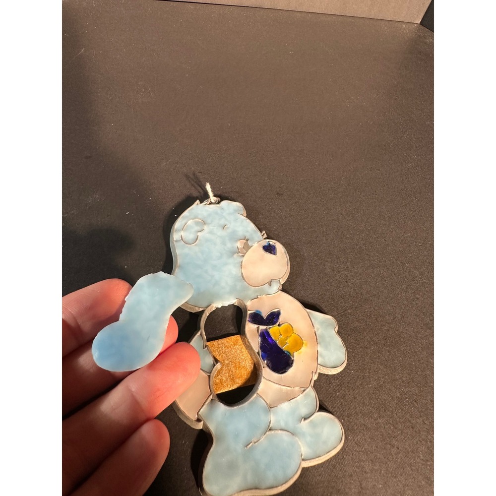 Vintage Cabbage Patch Kids Care Bears Suncatcher Ornament Lot 80s Decor 3pc - Picture 6 of 6